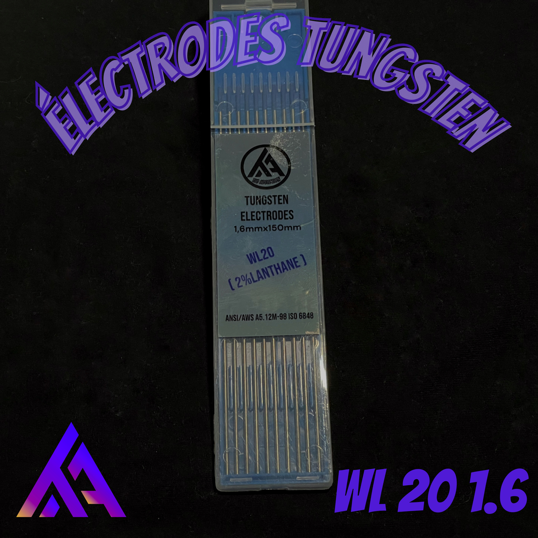 TIG Addiction ; Electrodes tungstène WL20 taille 1.6