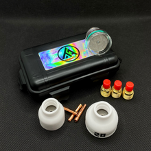 Charger l&#39;image dans la galerie, Pack buses soudure TIG - WP9 - Pack buses soudure TIG - Buses - buse verre - buses céramique - buses Pyrex - kit soudage - diffuseurs tamis TIG - Torches WP17 - torche WP9 - soudure TIG - soudage - spéciale titane
